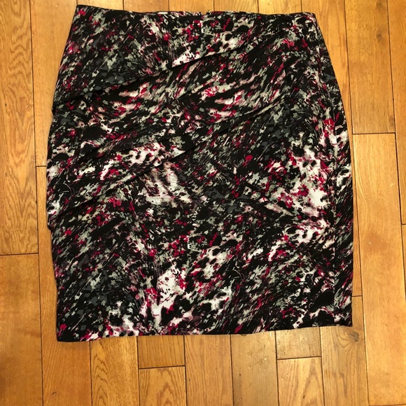 Worthington Black Multi Color Skirt - Picture 1 of 5